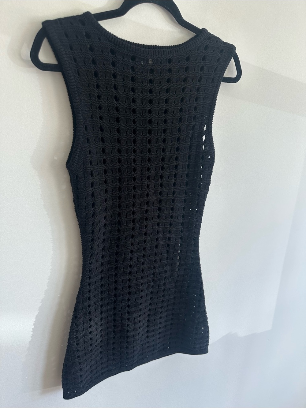 Cotton On Black Crochet Mini Dress